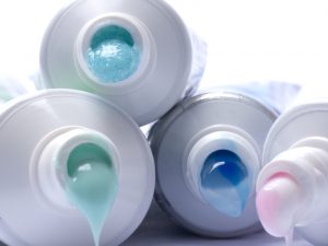 Image of different types of toothpastes